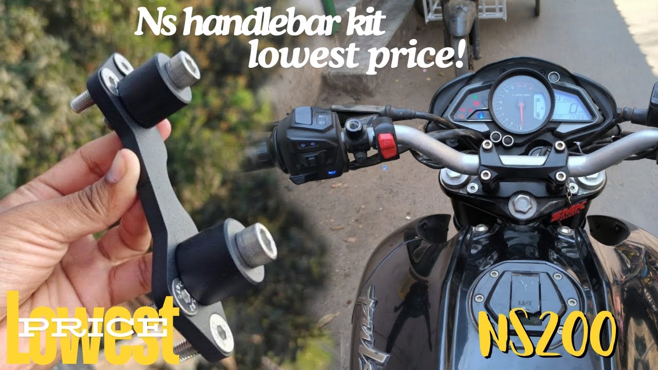 Ns handlebar conversion kit for ns200 , ns160 and ns125 , ns handle modification #ns200 #ns  #ns160