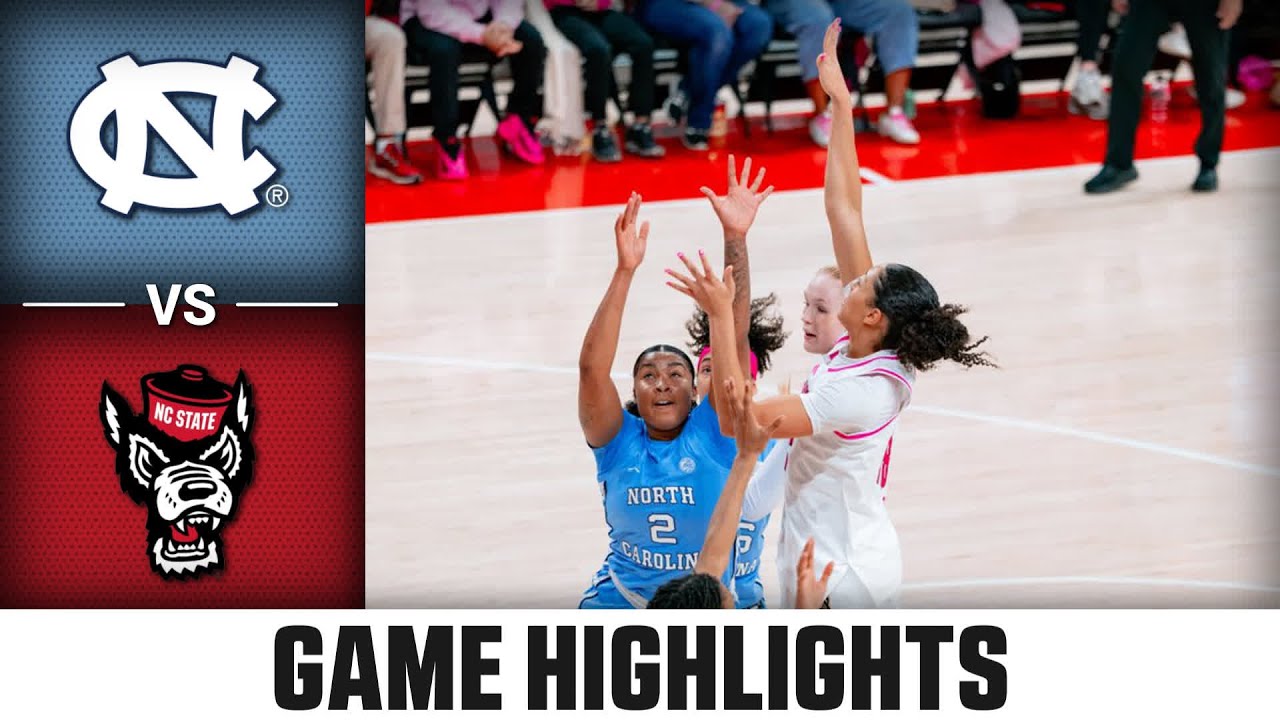 North Carolina vs. NC State Highlights | 2025-26 ACC Women's Basketball