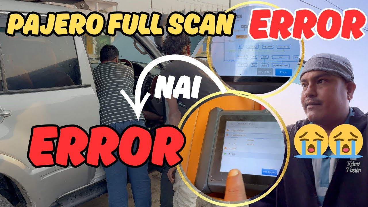 २१ वर्ष पुरानो Pajero Full Scan गर्दा यति धेरै Error देखायो 😔 Emergency Light & Central Lock समस्या