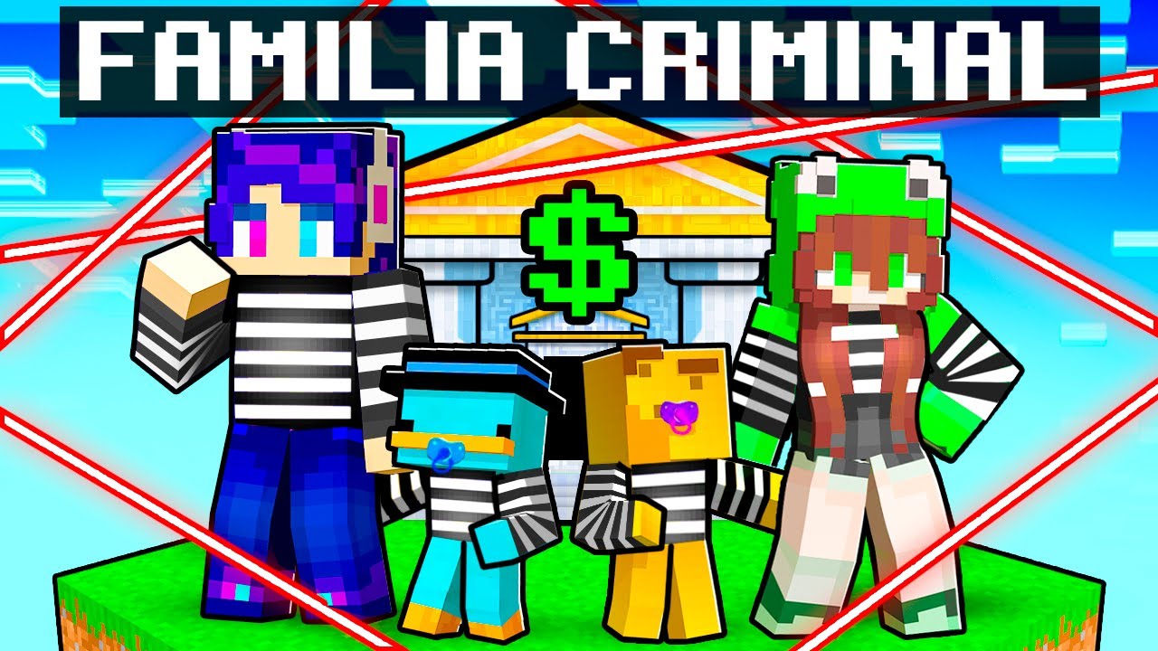 Adoptado Por FAMILIA de LADRONES en Minecraft!