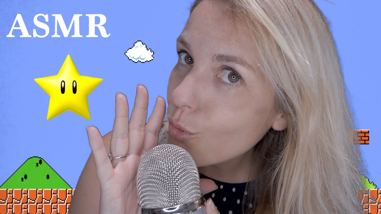 ASMR FR 🍄 50 mots déclencheurs sur le thème de Mario (très proche du micro)