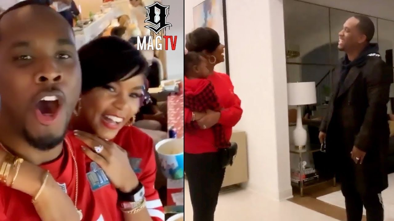 Letoya Luckett Surprises Hubby Tommie With Superbowl Tickets! 😍