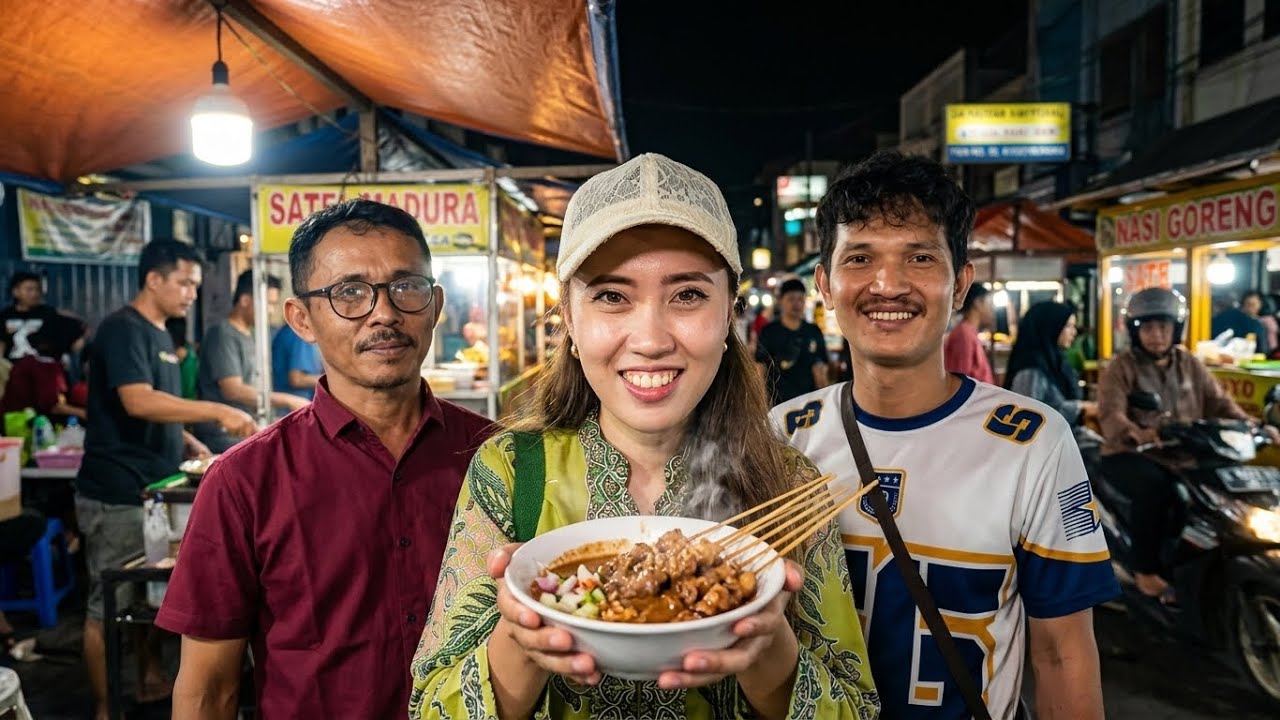 Я съел всё на Рамаданском уличном рынке в Джакарте | Это было безумие 🇮🇩