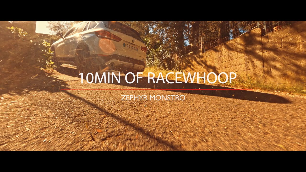 10.40 min of flight time with the Zephyr Monstro, the ultimate racewhoop !
