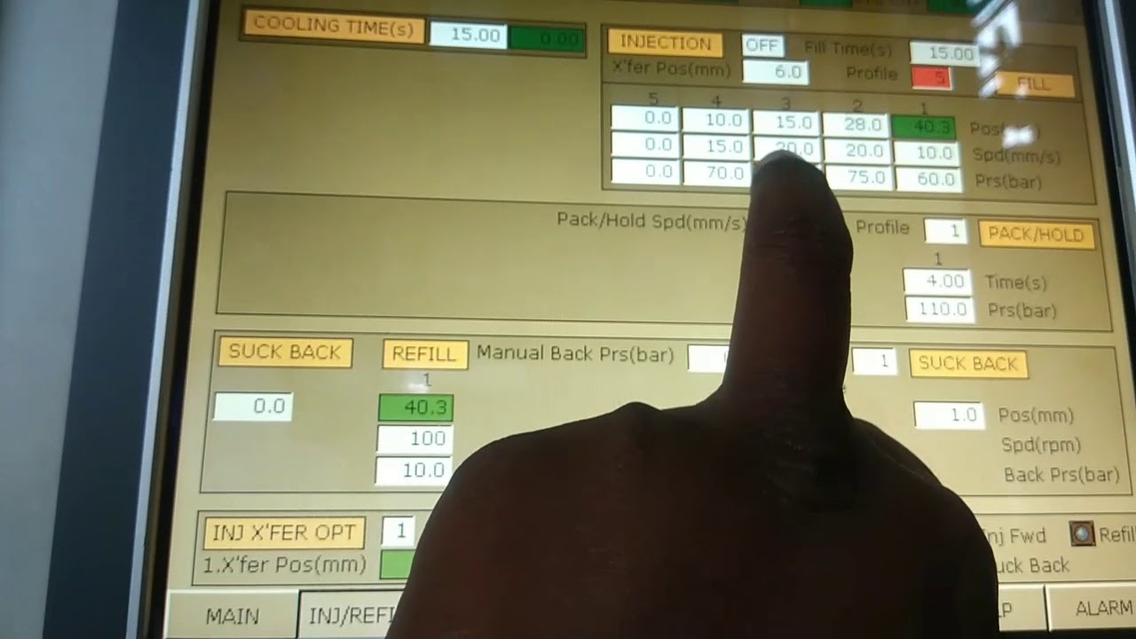 FERROMATIC MILACRONE MACHINE INJECTION PROFILE