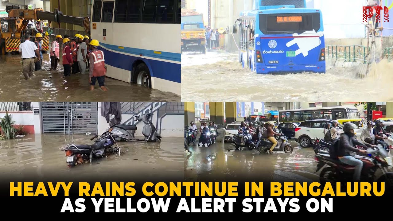 Bengaluru faces more traffic snarls and waterlogging as IMD extends yellow alert