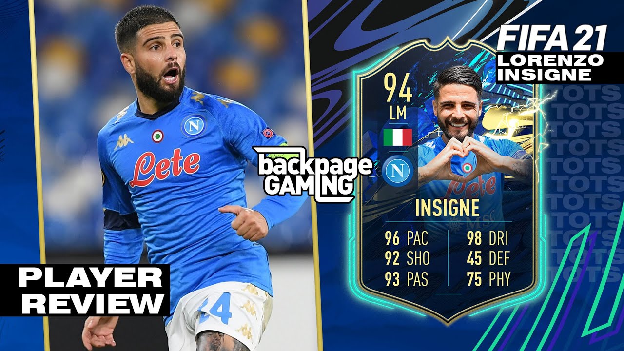 THE BEST DRIBBLER ON FIFA 21?! | 94 TOTS INSIGNE PLAYER REVIEW! | FIFA 21 Ultimate Team