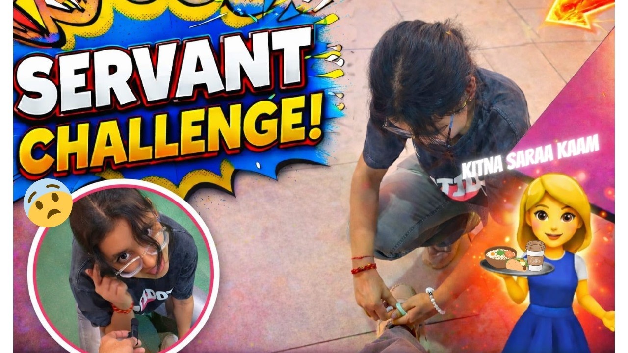 Servant Challenge Gone Wrong 😨😱| Challenge Vlog