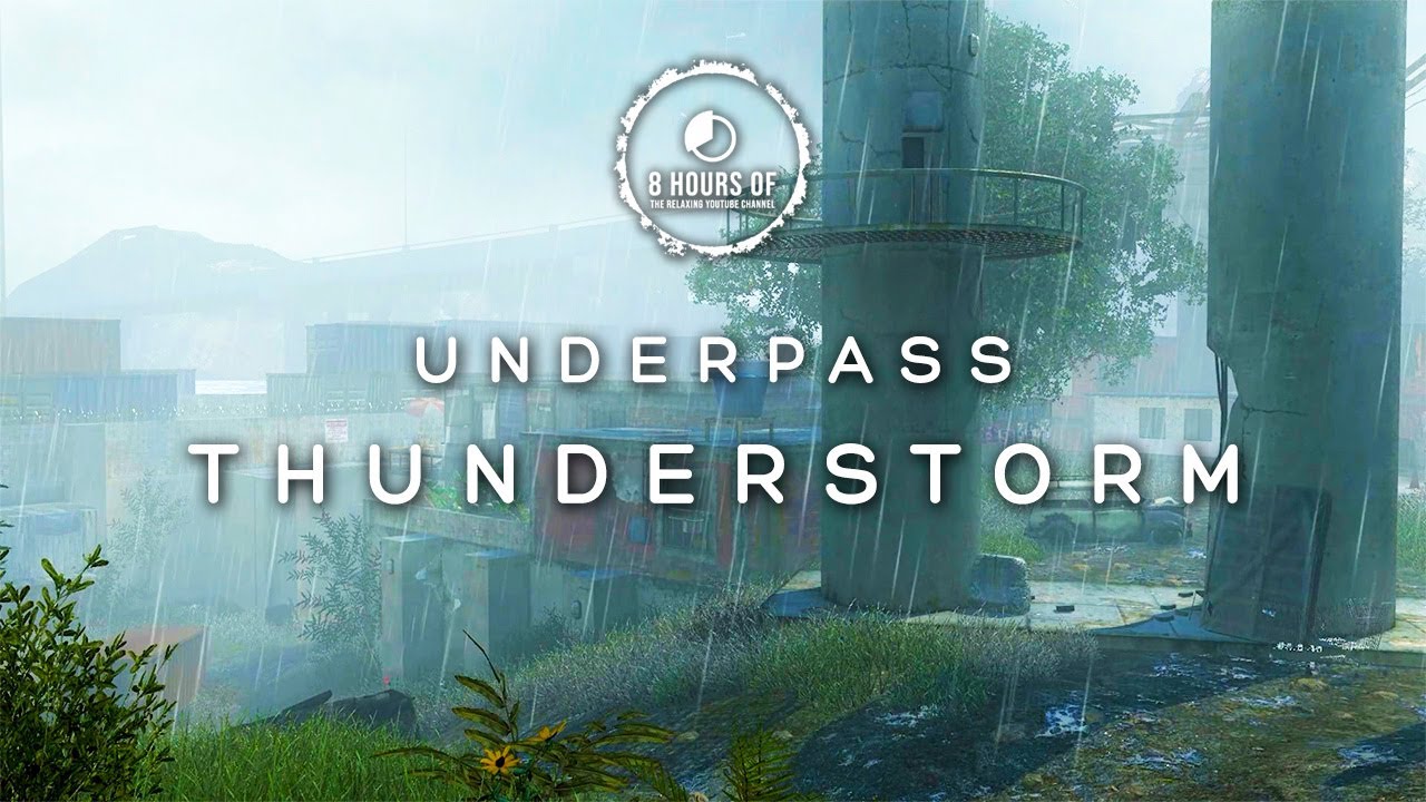 Rain with Low Rumbles of Thunder | CoD Call of Duty Ambience Modern Warfare 2 MW2 Ambience Underpass