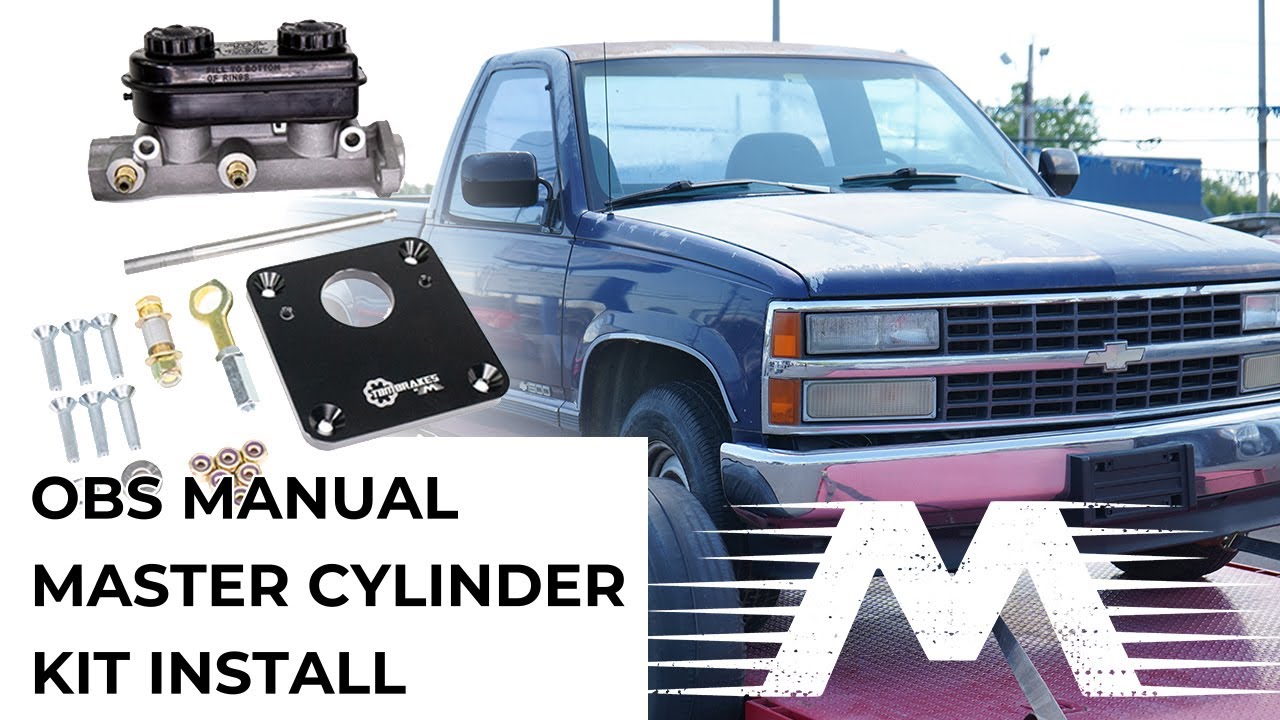 All NEW  TBM OBS Truck Manual Master Cylinder Install