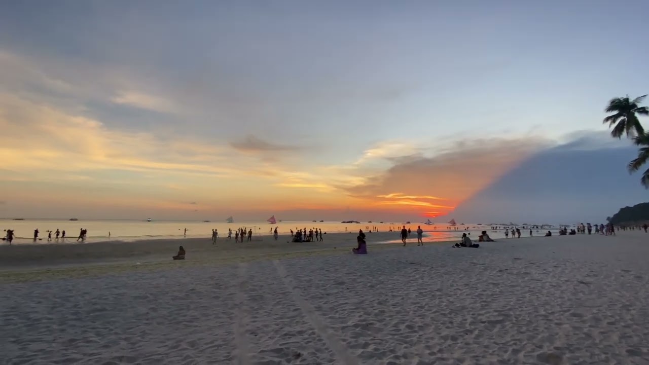Boracay 2025 | No filter sunset  #boracayisland #beach #philippines #travel