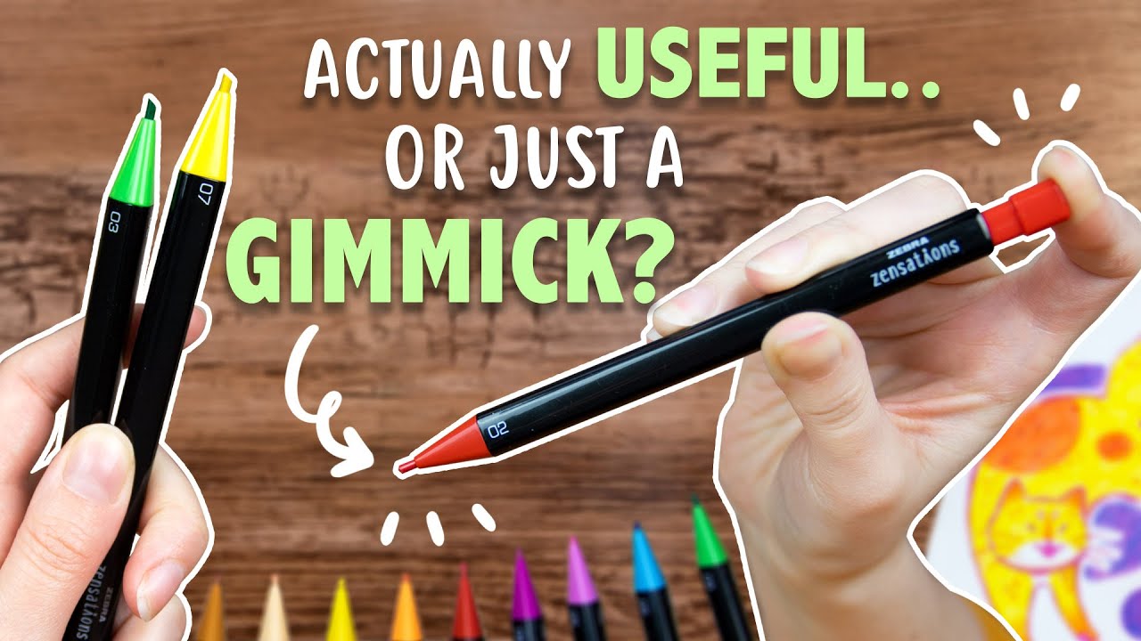 MECHANICAL Color Pencils - Useful or Gimmicky?? - Testing Art Supplies