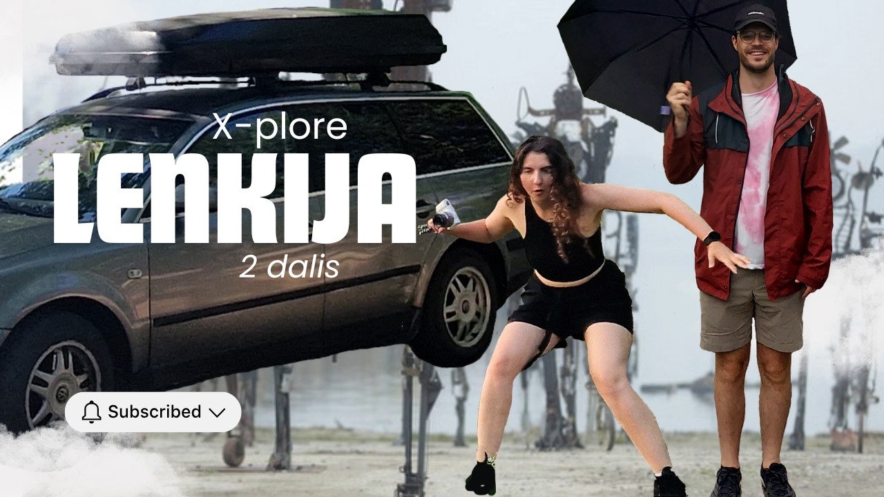 2 savaitės automobilyje. Lenkija 2 dalis. Lipom į NEBEVEIKIANTĮ KRANĄ.