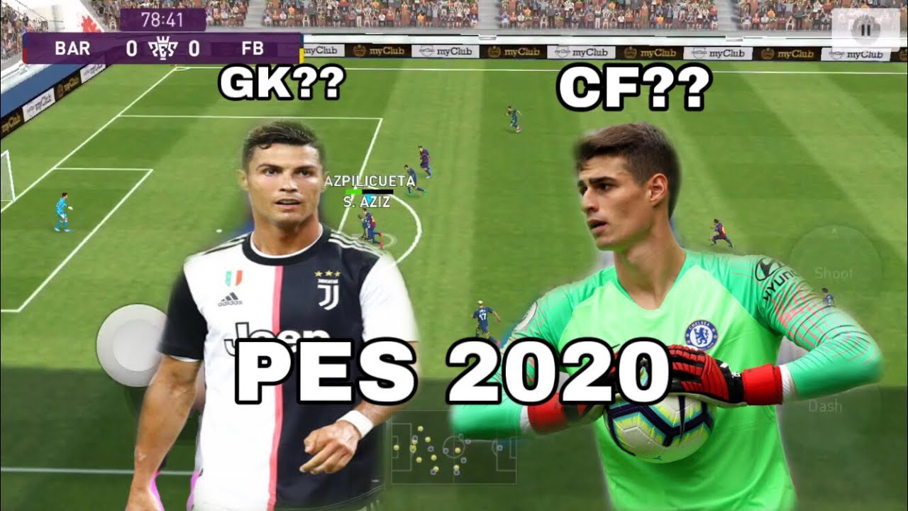 Cristiano Ronaldo as GK?? Lionel Messi as Defender??? | PES 2020 |