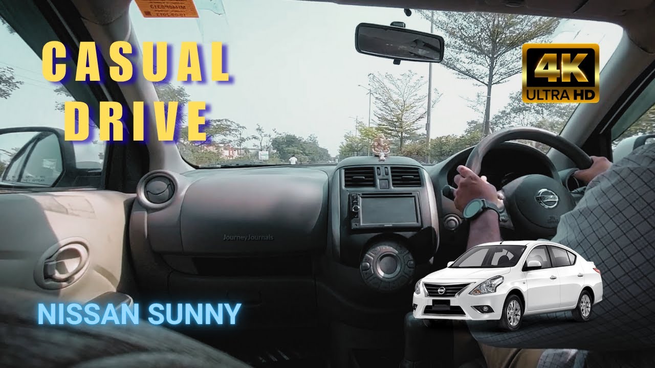 Casual Drive #11 | Calm Afternoon Roads & Smooth Driving 🚘 Nissan Sunny