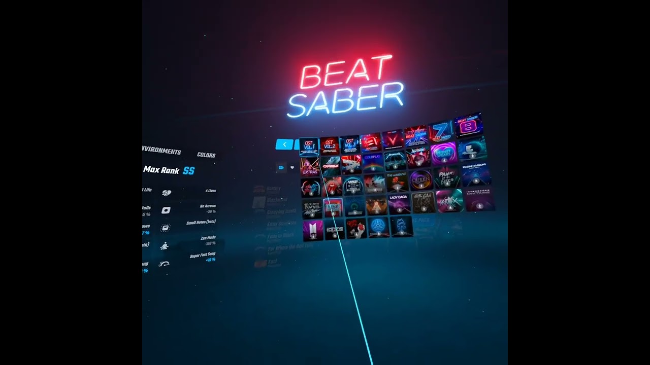 first time playing beat seaber