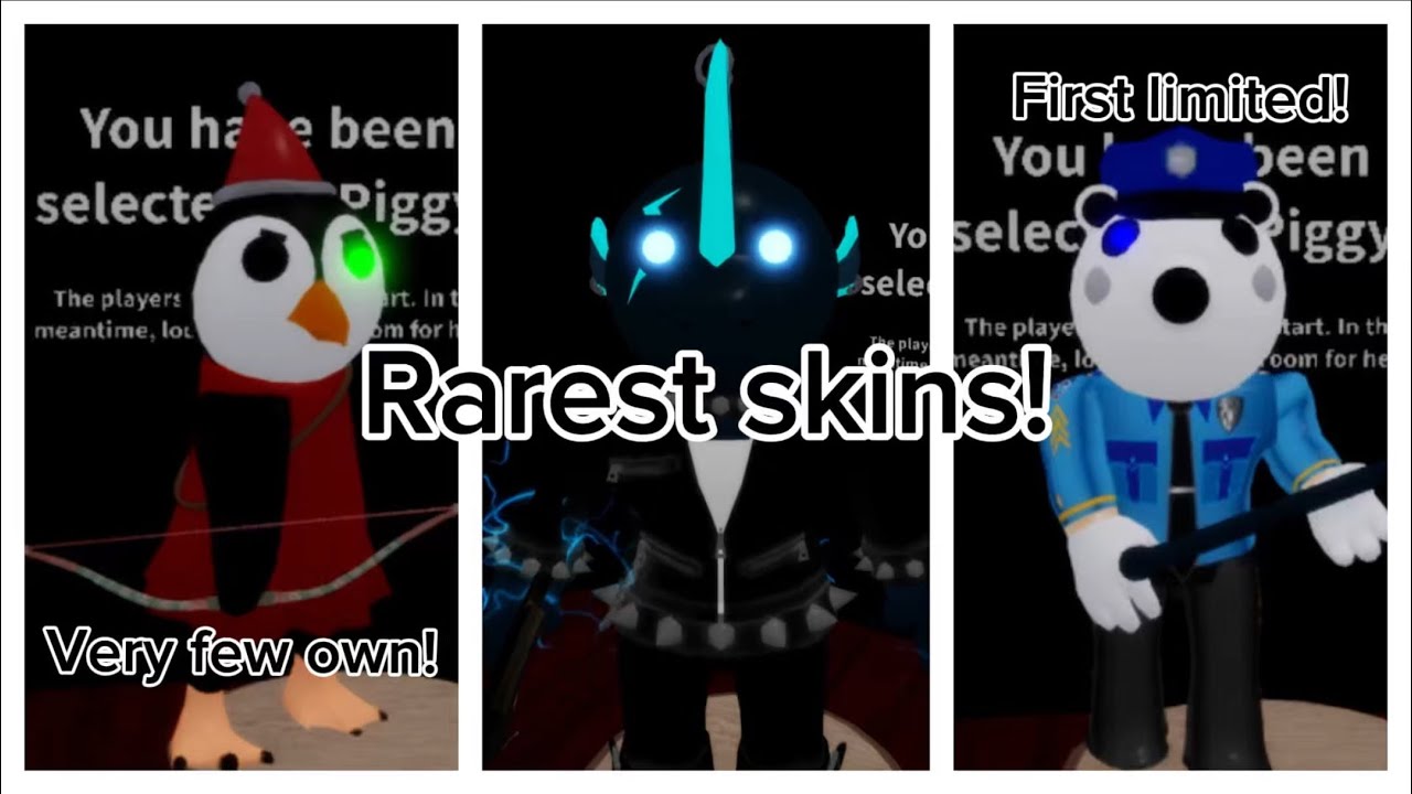 🏅Top 5 Rarest Piggy Skins in Roblox You NEED to See!🏅