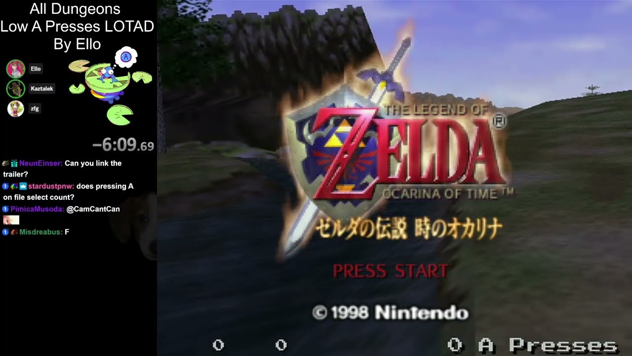 Ocarina of Time Low A Press LOTAD premiere