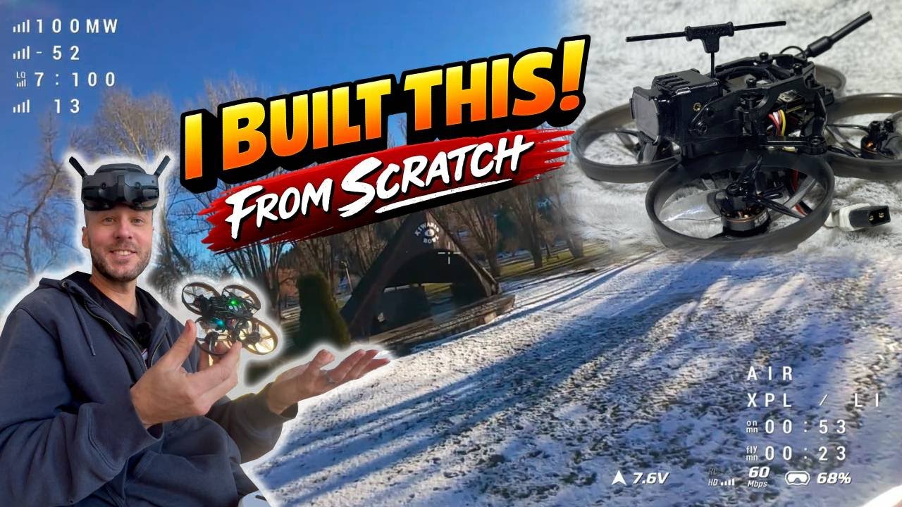 My First Scratch-Built Tiny Cinewhoop (What I Learned Building It)