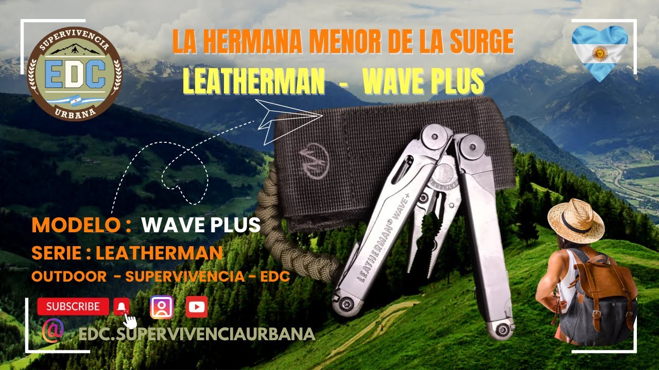 Multiherramienta para EDC - Leatherman WAVE +