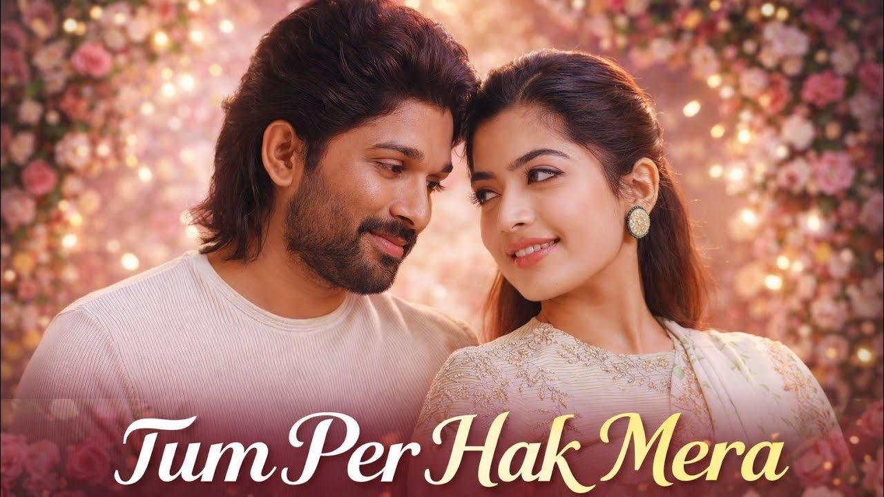 Tum per Hak Mera | allu arjun | reshmika mandanna | hindi song | emotional song | romantic song 
