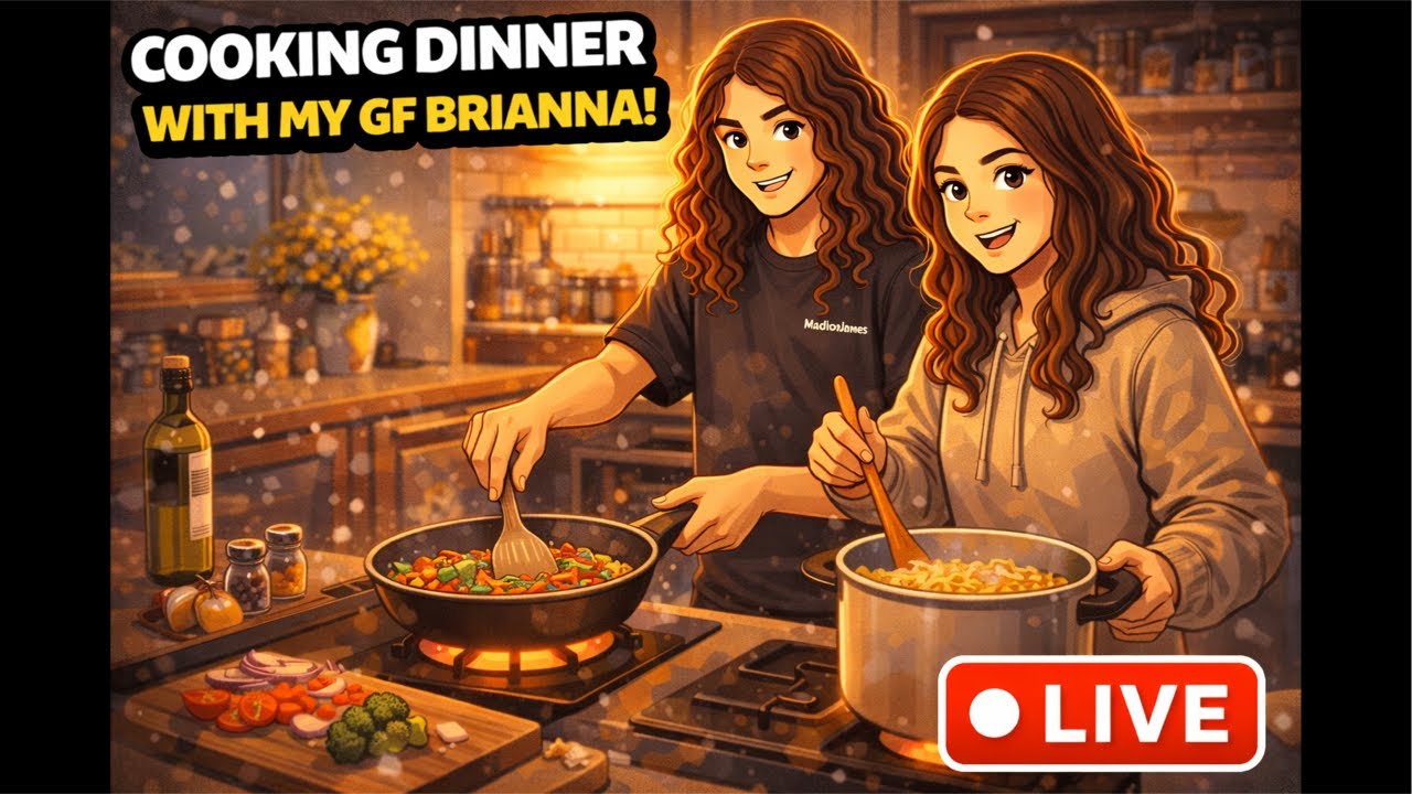 Cooking dinner in a Blizzard.