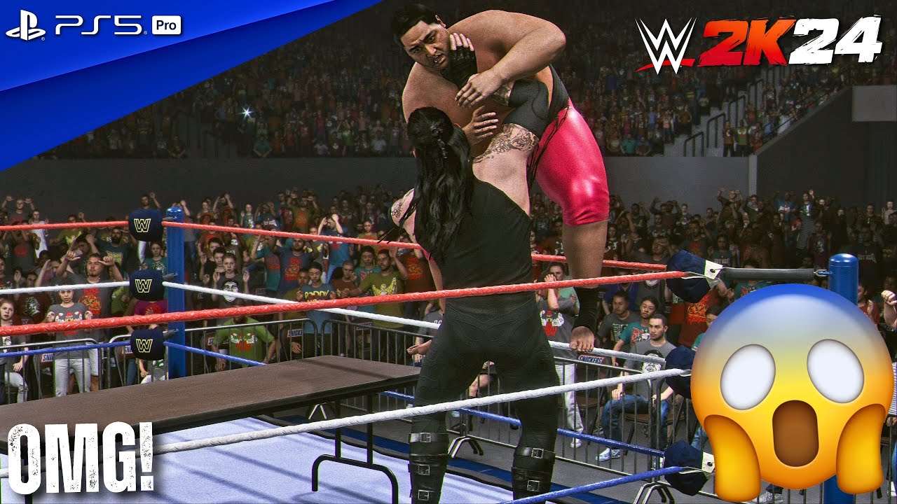 WWE 2K24 - The Undertaker vs. Yokozuna - Full Match at WrestleMania 3 | PS5 Pro [4K60]