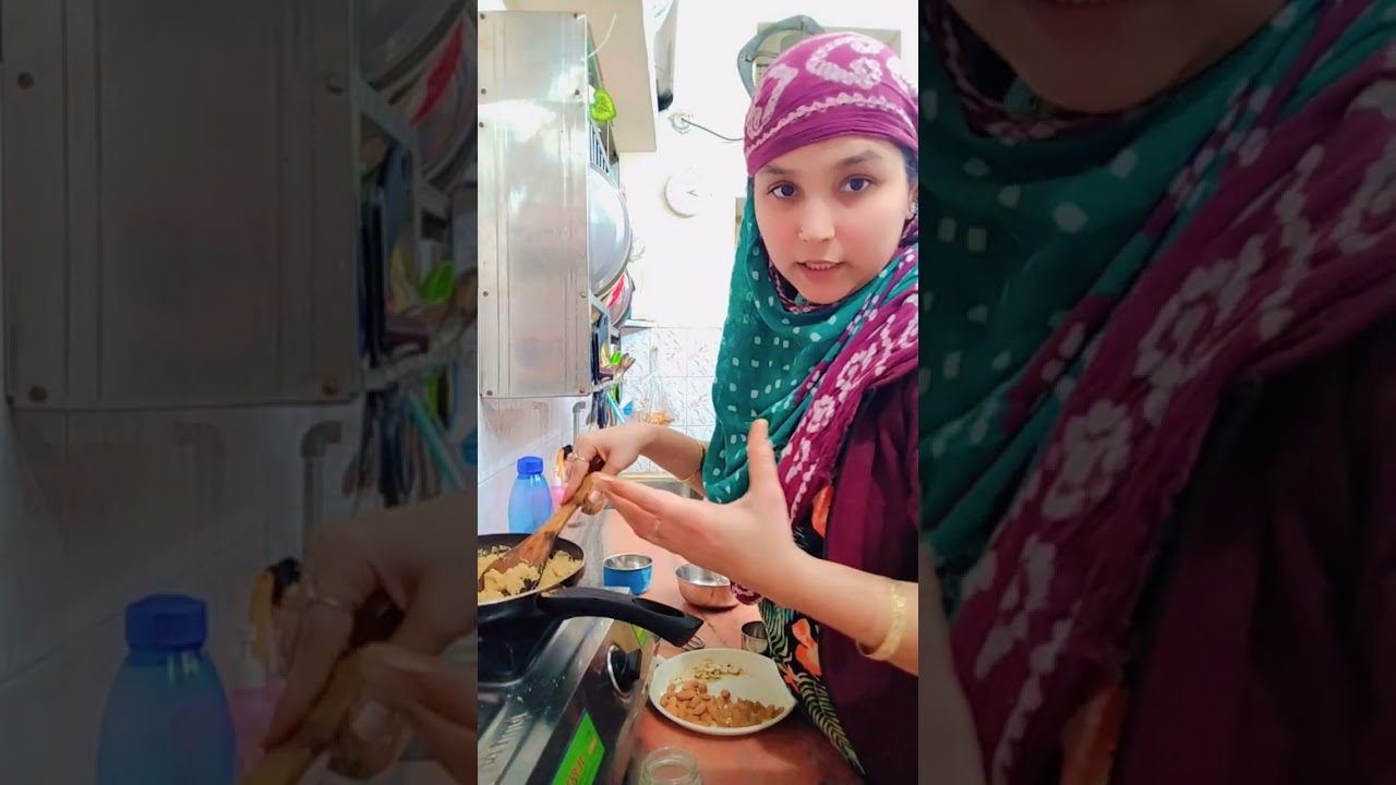 #Gond ka Halwa with Aata Aur Goud😋#subscribe #follow#viral#recipe#video#1million #rubinashadabkhan  