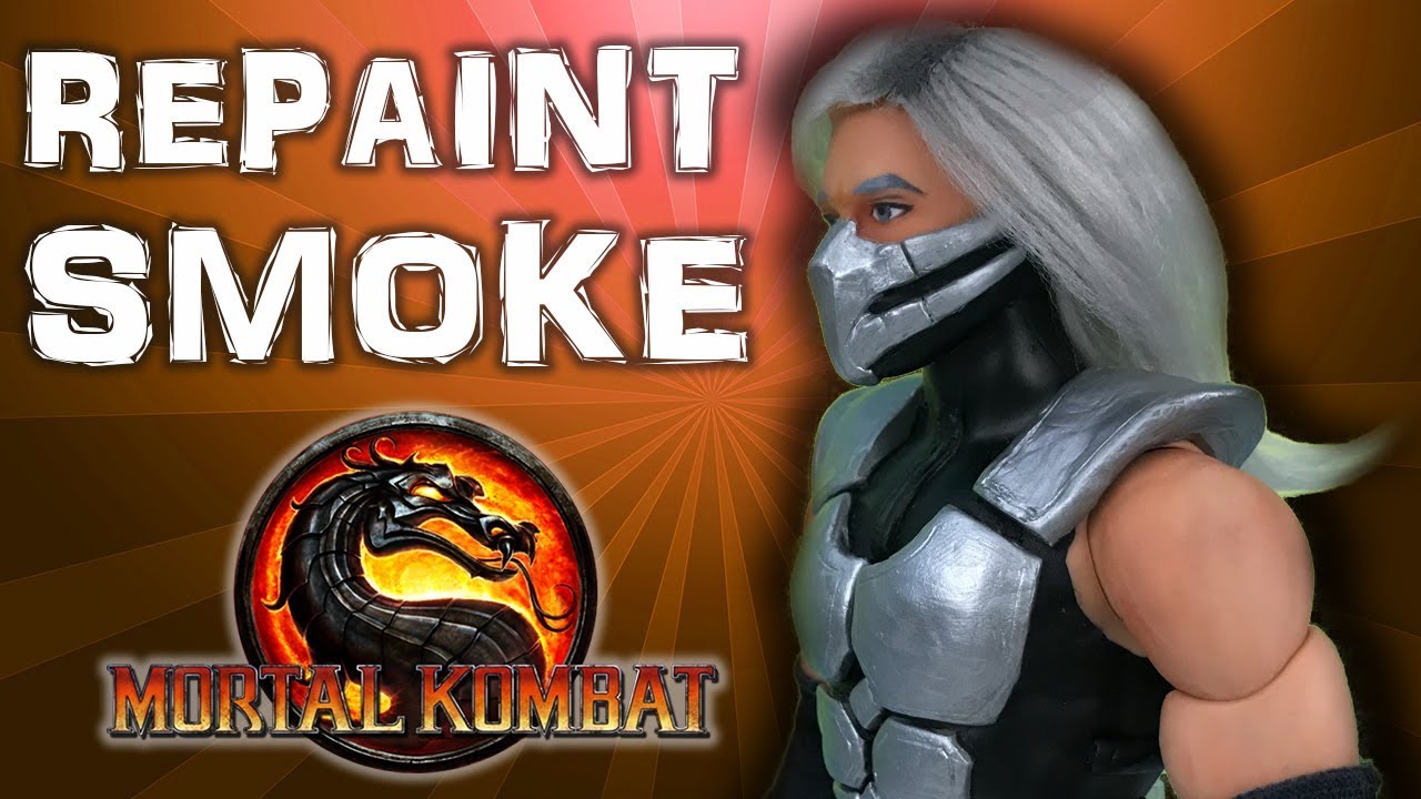 Custom SMOKE doll repaint TUTORIAL [Mortal Kombat]