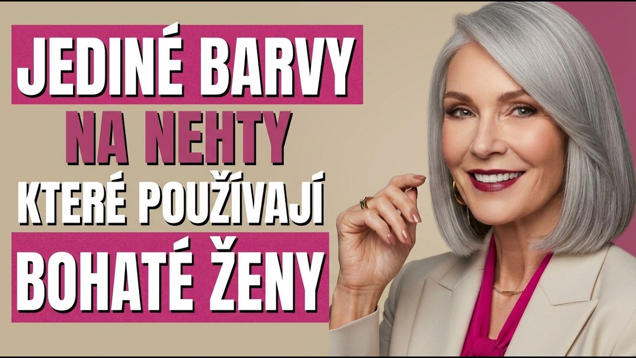 7 elegantních barev laku na nehty, které vás ve 60+ okamžitě udělají bohatě vypadající