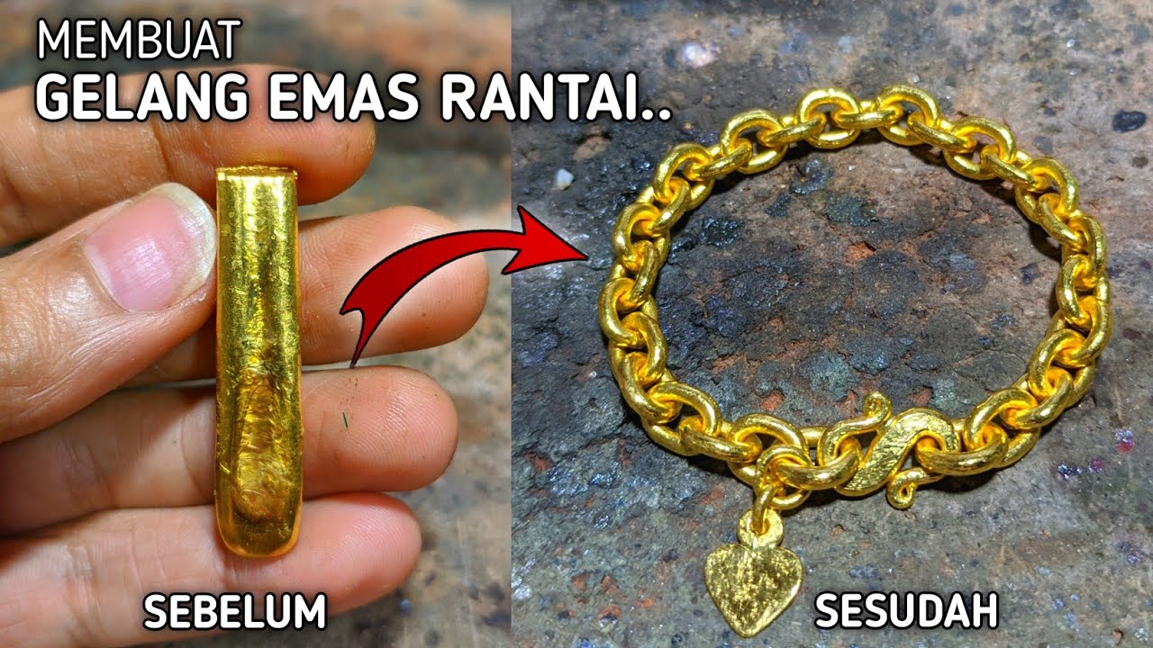 Cara Membuat Gelang Rantai Emas 24 Karat - zona emas
