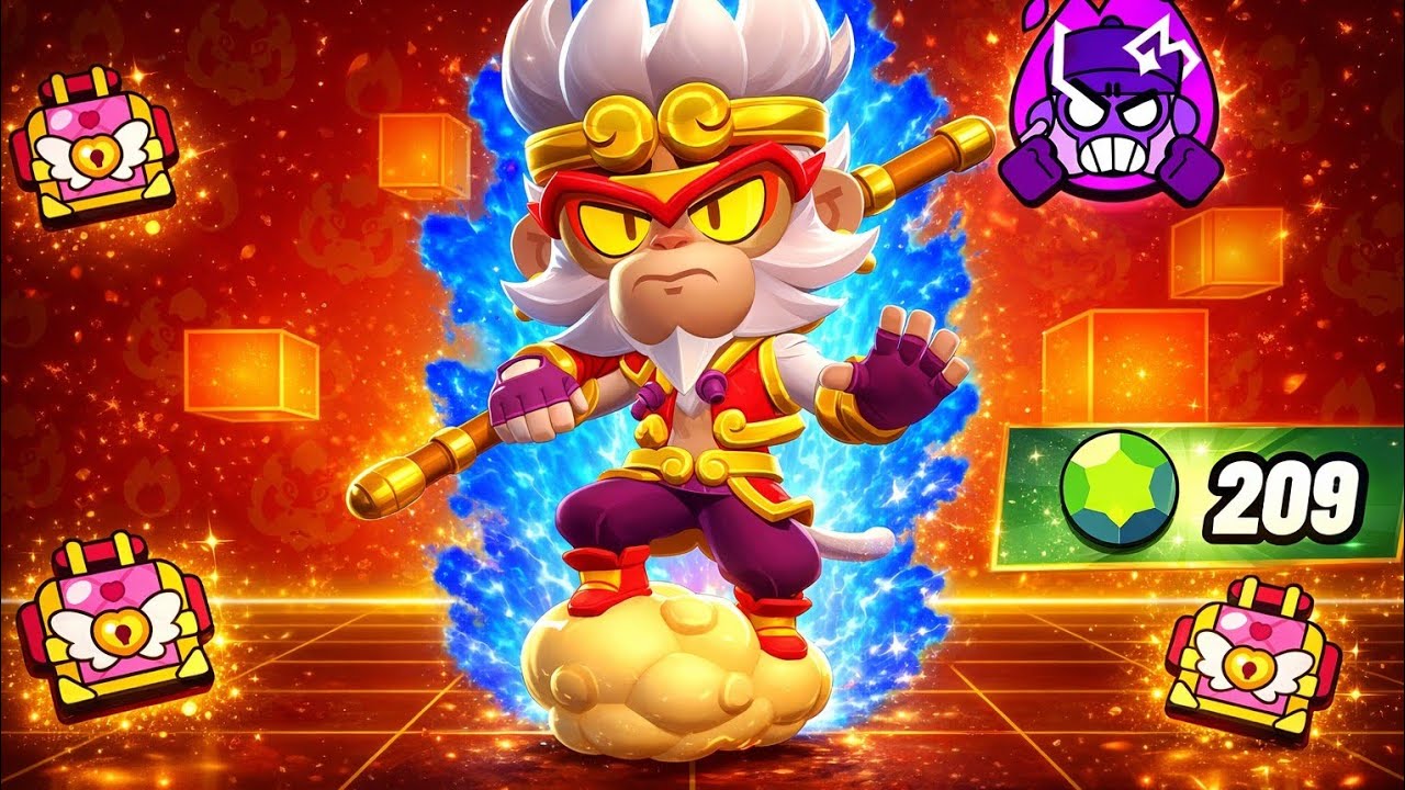¿VALE la PENA la NUEVA SKIN de MICO?🤔🔥#brawlstars #suscribense #fyp #brawl #treborbs #mico #wukong