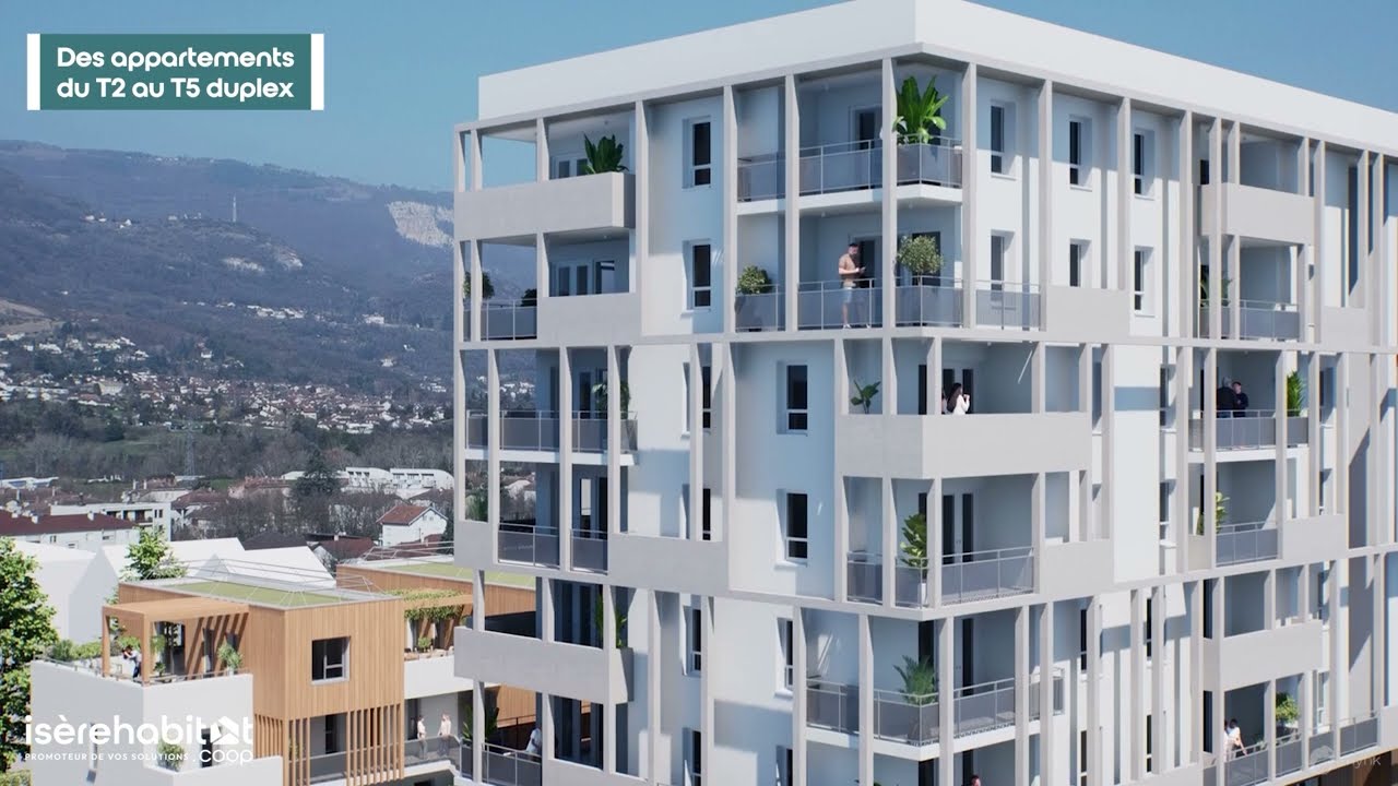 Bianco Bavella – Devenez propriétaire à Échirolles | Appartements neufs du T2 au T5 avec extérieurs