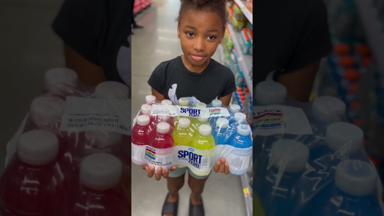 These are NOT Gatorade! (She cracked the code) 