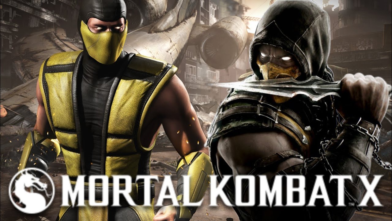 Scorpion vs Scorpion Mirror Match -  MKX Two Player Gameplay
