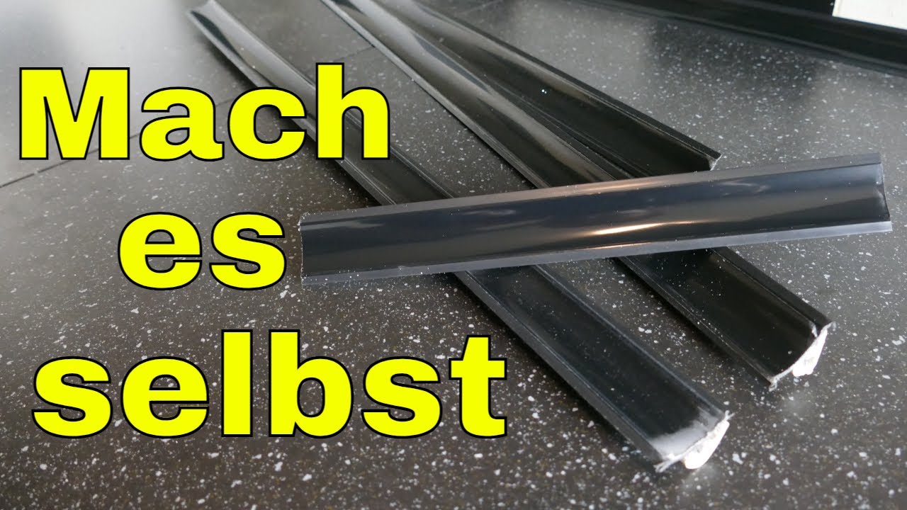 Wandabschlussleiste montieren - Wandabschlussprofil - WAP - Küchen leiste