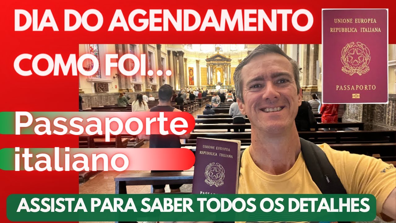 Passaporte Italiano | Passo a passo do dia agendado no Consulado | Cidadania Italiana