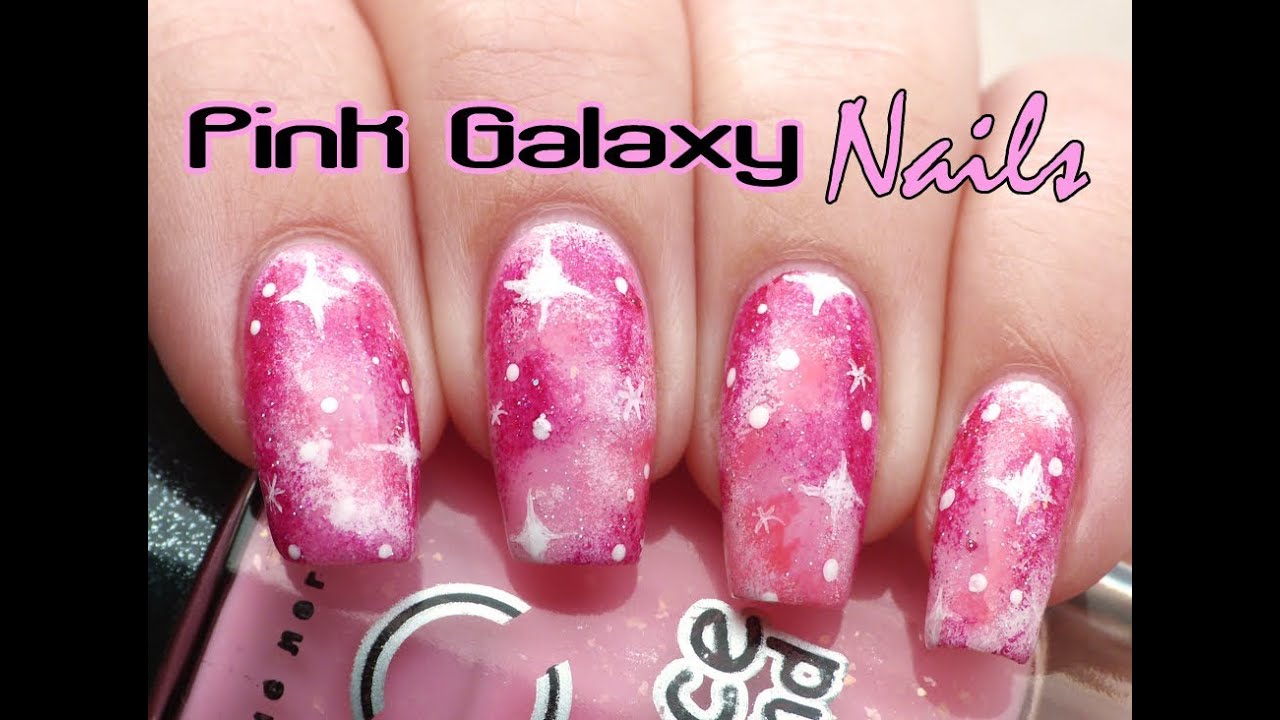 Pink Galaxy Nails Tutorial | Lucy's Stash