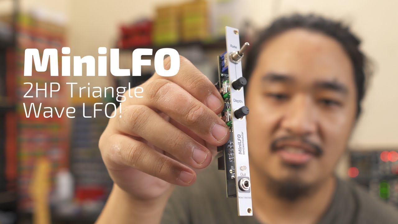 MiniLFO - A 2HP triangle wave LFO for Eurorack modular synth