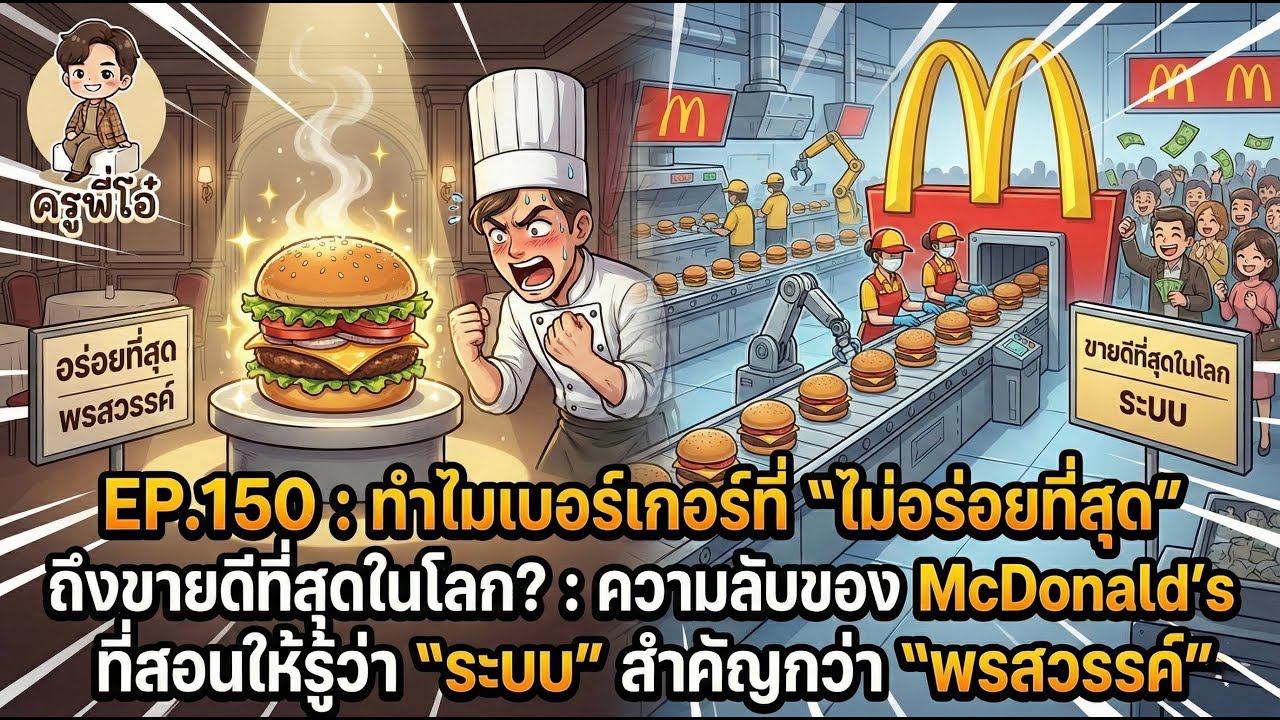 EP.150 : ทำไมเบอร์เกอร์ที่ 