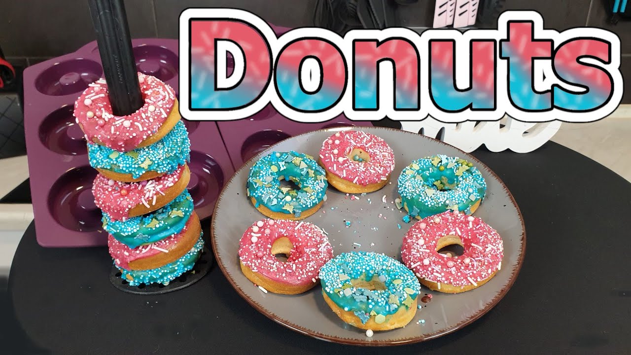 Donuts aus der Silikonform Diabolo von Tupperware