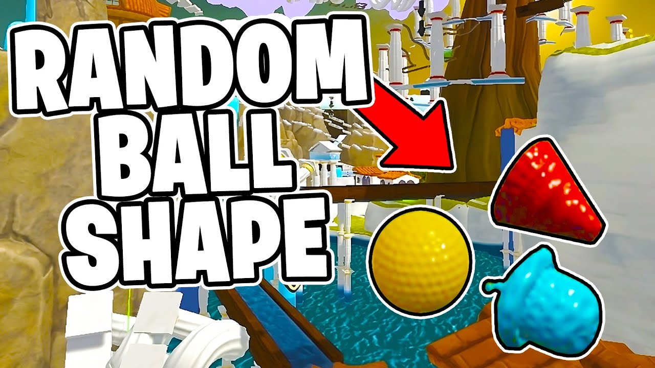 Random Golf Ball Shapes In Golf With Friends