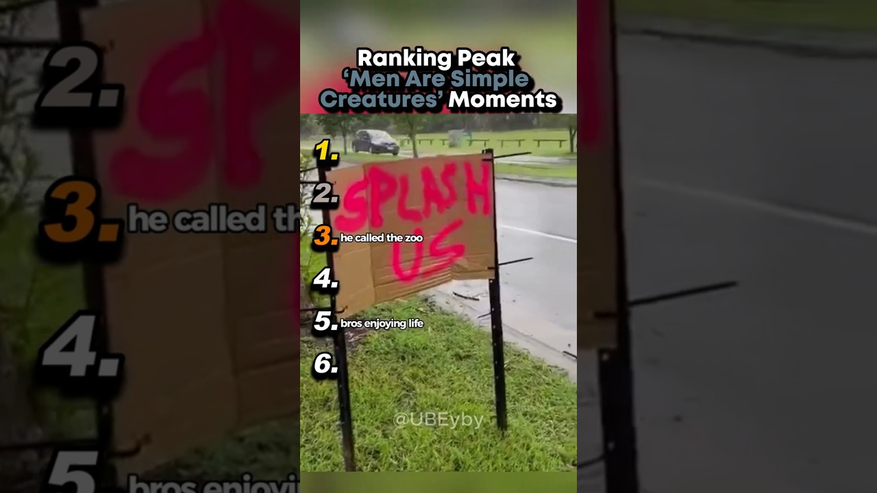 Ranking Peak &lsquo;Men Are Simple Creatures&rsquo; Moments #shorts