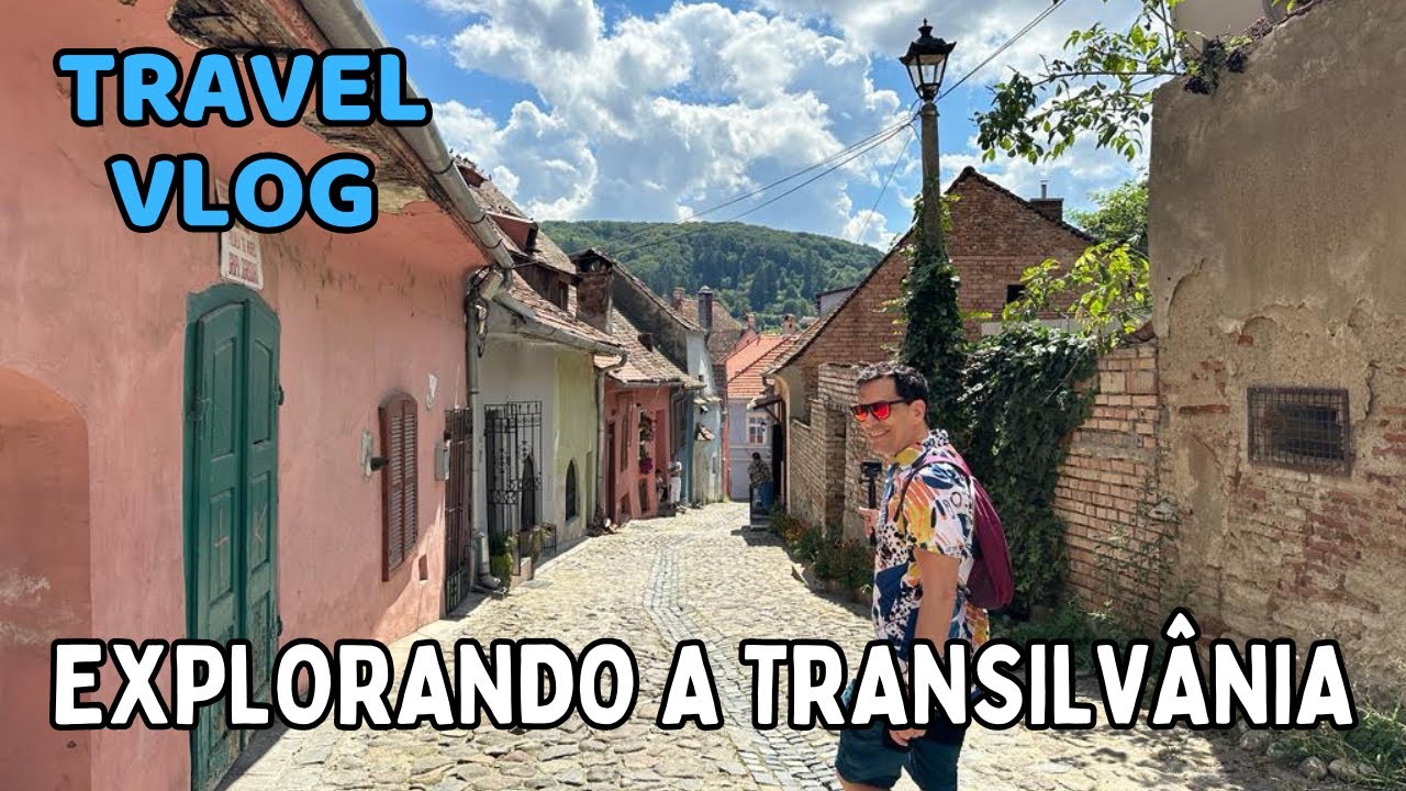 Sibiu, Medias e Sighisoara, Romênia - Vlog de Viagem - Ago 2023