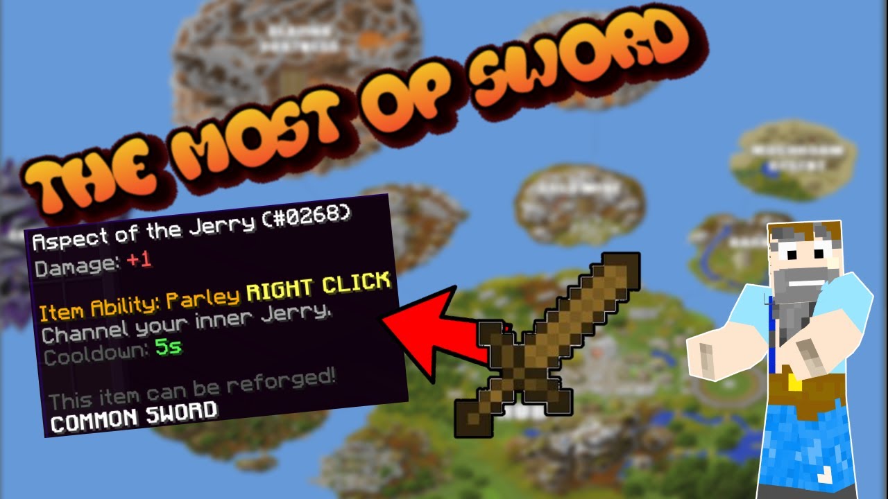 So I crafted the most *OP* Sword in Hypixel Skyblock (definitely not clickbait)
