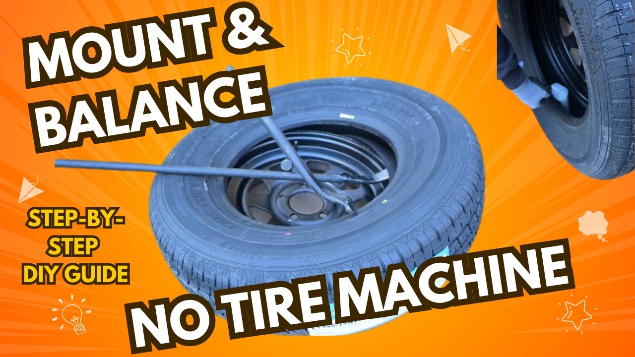 DIY Tire Mounting & Balancing at Home  (DIY Step-by-Step Guide)