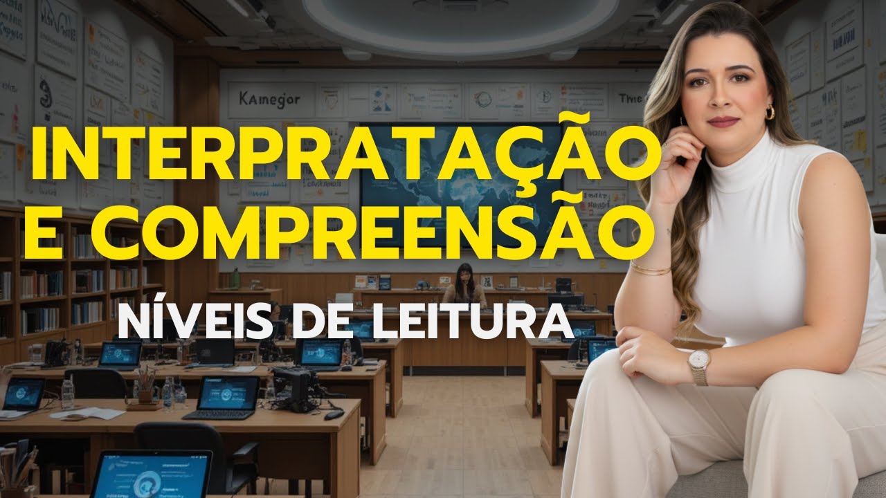 INTERPRETAÇÃO E COMPREENSÃO DE TEXTOS (Níveis de leitura) - Professora Pamba
