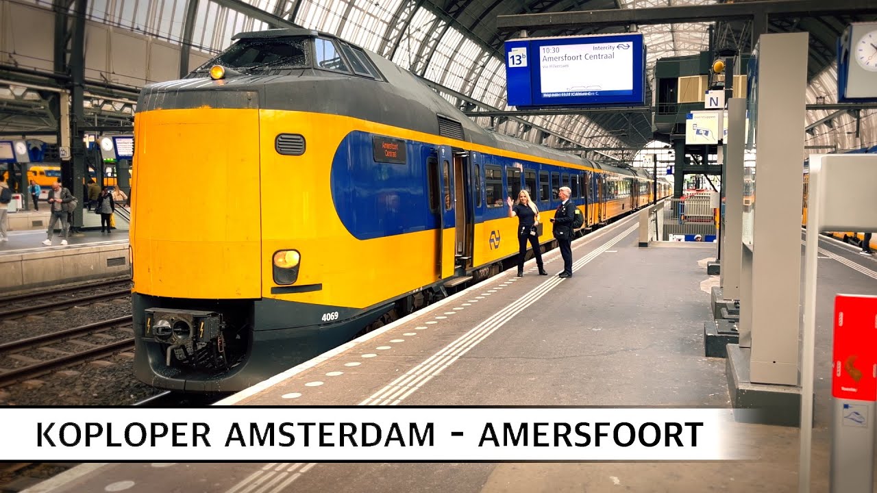 🇳🇱 Koploper Cabview between heritage trains: Amsterdam - Amersfoort ICM 10jun 2024