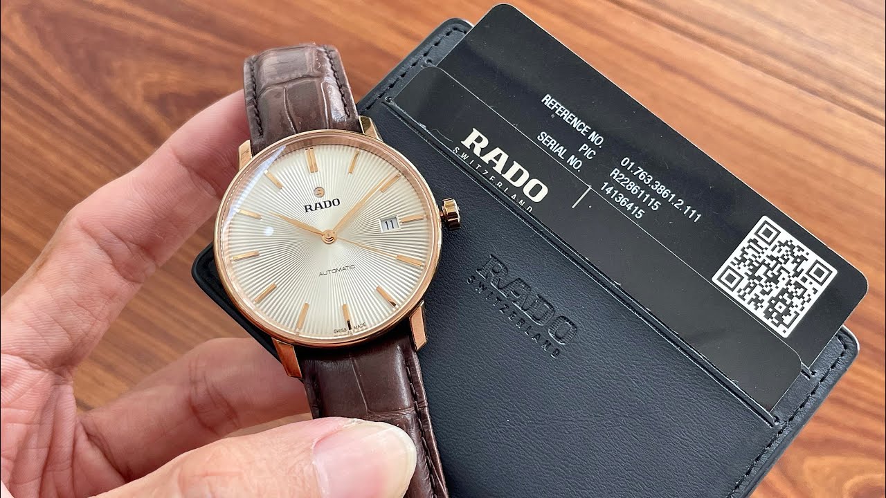 [Hàng hot] Đồng hồ Rado Coupole Classic Automatic L  37.7mm R22861115 hàng lướt giá tốt