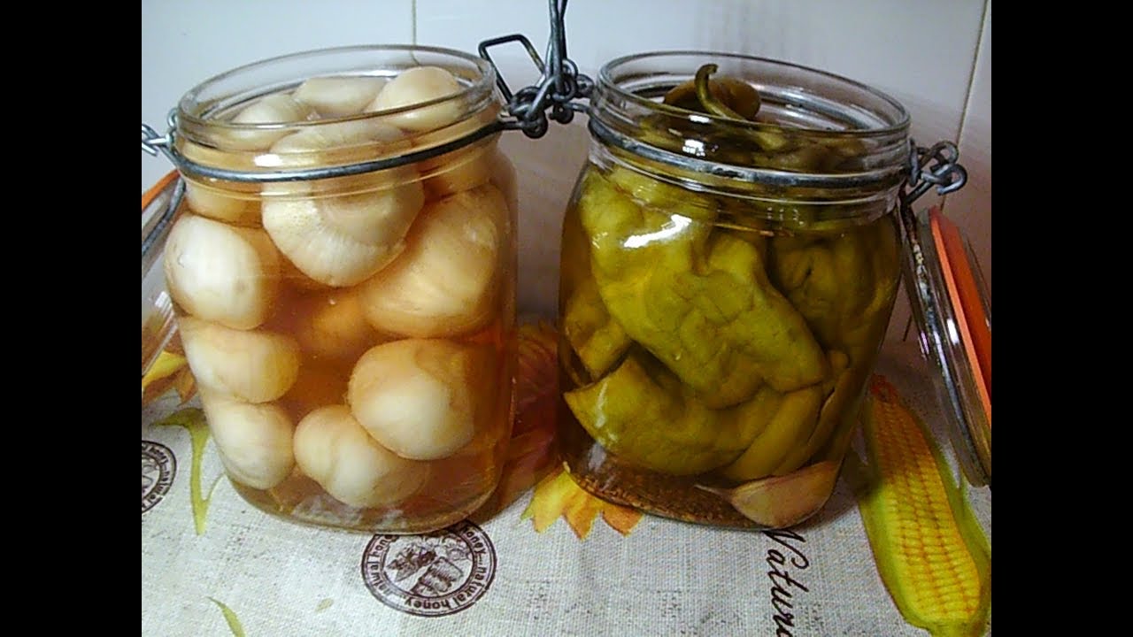 pimientos y cebollas en vinagre
